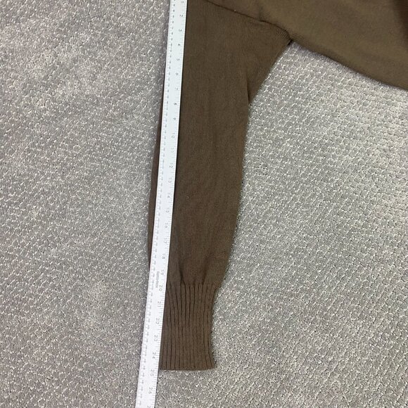 Vintage DSCP Garrison Collection Sweater Men's Large 42-44 Brown Military OD - Picture 8 of 9